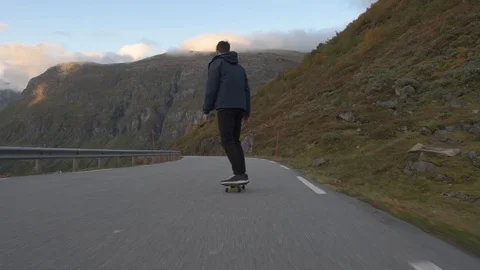 Riding Down Stock Footage 117490029