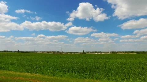Riding on the field Stock Footage 66250297