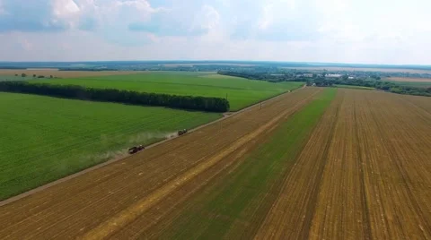 Riding on the field Stock-Footage 66299711