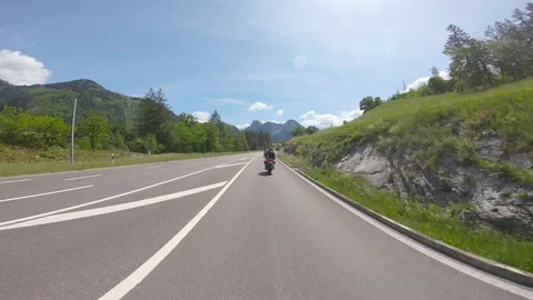 Riding in gruyeres Stock Footage 131068442