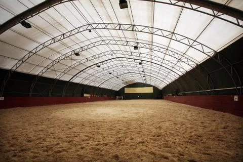 Riding hall Stock Photos