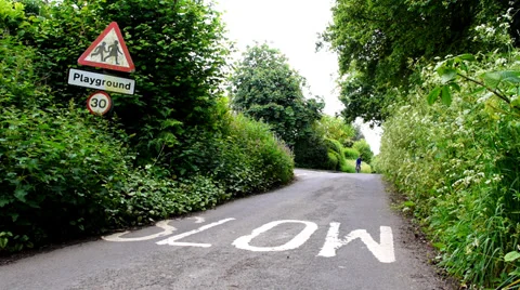 Riding Home Stock Footage 39076616