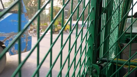 Riding inside a Dhaka CNG Stock Footage 246292500