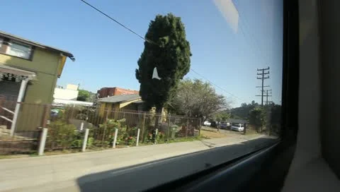 Riding on LA Metro Stock Footage 11367993