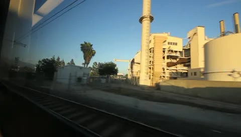 Riding on LA Metro Stock Footage 11368719