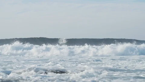 Riding the Long Wave Stock Footage 101889999