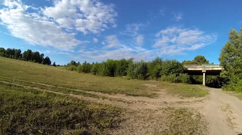 Riding a mountain bike Stock Footage 26308095