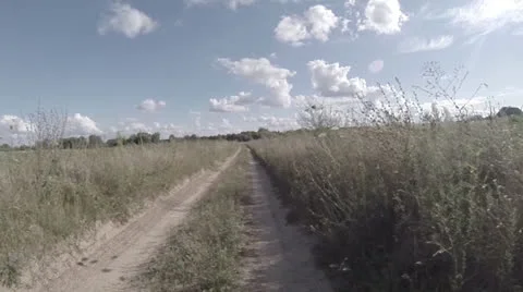 Riding a mountain bike Stock Footage 26352713