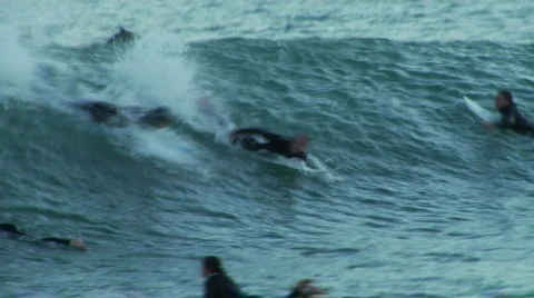 Riding Out The Wave 스톡 동영상 346552