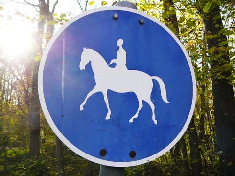 Riding path Stock Photos