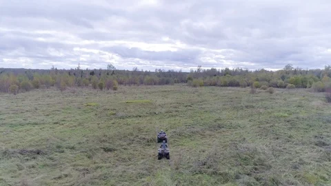Riding a Quad bike Video stock 101662257