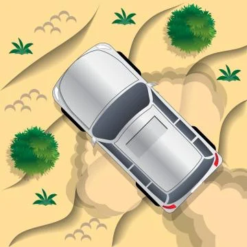 Riding off-road. Stock Illustration