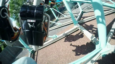 Riding on a Roller Coaster Видео 54137536