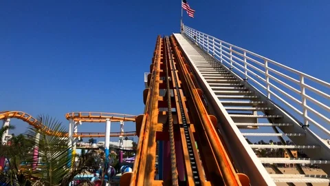 Riding the Roller Coaster3 Video stock 95769031