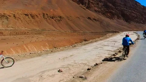 Riding the Rugged Terrain Video stock 234507849