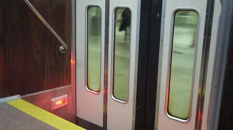 Riding the Subway 2 Video stock 25846892