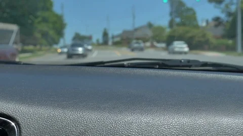 Riding in an SUV Vehicle Stock Footage 75846772