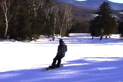 Riding the trail 11 Video stock 9448983