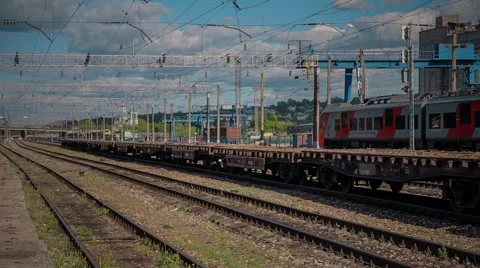 Riding the train 库存影片 62933045