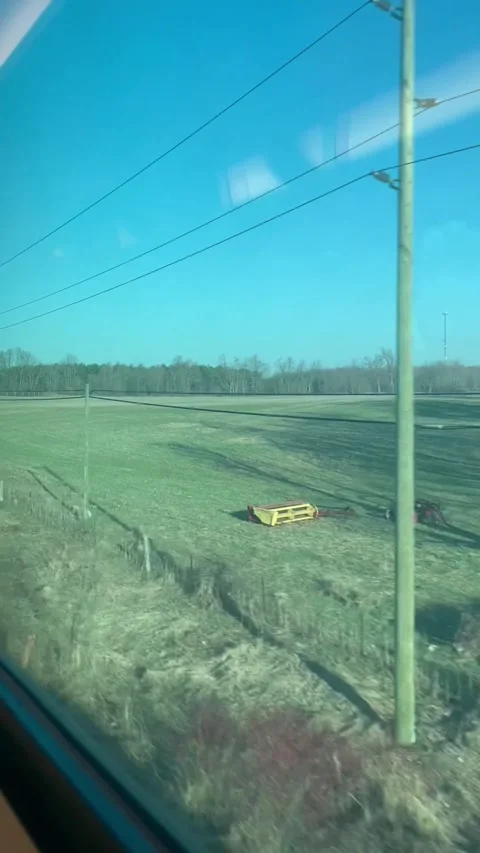 Riding on train Vídeo Stock 323320436
