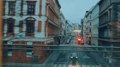 Riding a tram Stock Footage 85737965