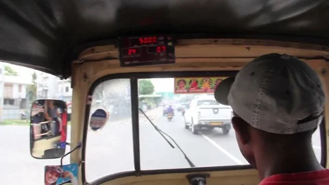 Riding In A TukTuk Stock Footage 71982636