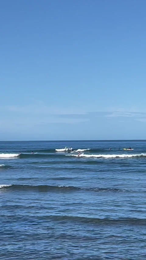 Riding waves Stock Footage 236260847