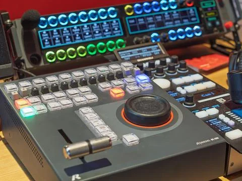 Riedel RC-200: Advanced Broadcast Control Interface Stock Photos