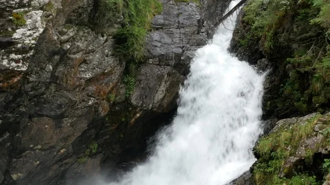 Riesachfall or Riesach waterfall Stock Footage 114459896