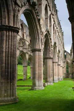 Rievaulx Abbey 스톡 사진