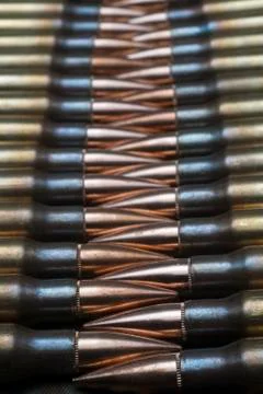 Rifle ammunition abstract Stock Photos