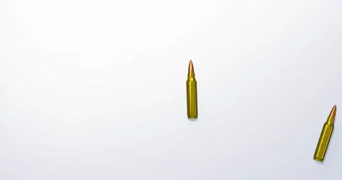 Rifle bullet 3d render Stock Footage 201350087