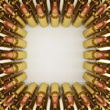 Rifle Bullets Stock Illustration