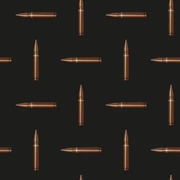 Rifle Bullets pattern background Illustrazione stock