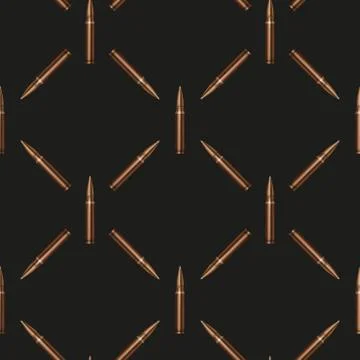 Rifle Bullets pattern background Illustrazione stock