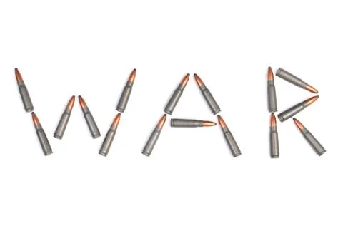 Rifle bullets Stock Photos