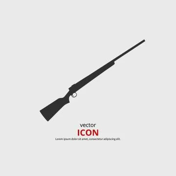 Rifle icon Stock Illustration