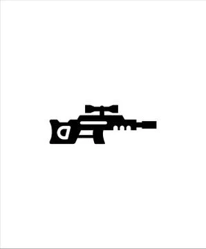 Rifle icon,vector best flat icon. Stock Illustration
