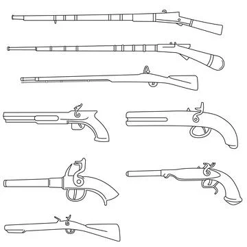 Rifle Stock Illustration
