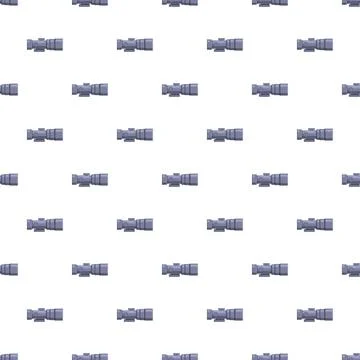Rifle scope aiming device seamless pattern background Stockillustratie