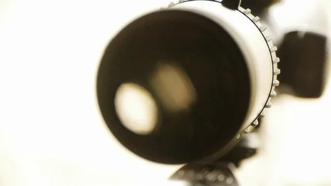 Rifle scope Stock Footage 89694624