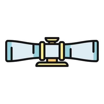 Rifle scope vector icon adjusting target focus Illustrazione stock
