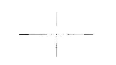 Rifle sniper scope precision grid prores Stock Footage 343415883
