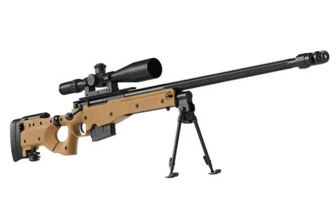 Rifle sniper weapon Stock Illustration