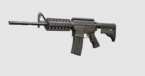 Rifle transparent 4k Stock Footage 196905300