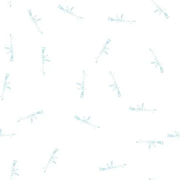 Rifle weapon glyph vector seamless pattern Stock Illustration