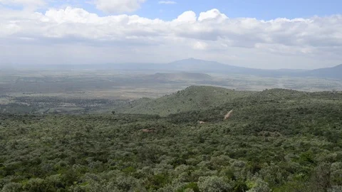 Rift Valley From View Point, Kenya Stock Footage 82658642