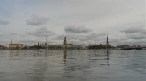 RIGA - April of 2016 Timelapse Stock Footage 62711921