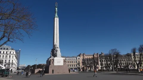 Riga Capital of Latvia Video stock 108396739