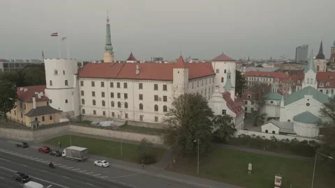 Riga castle Stock Footage 149040380